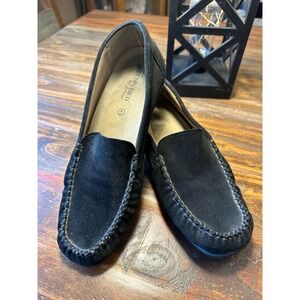 Arcopedico Black Suede Loafer‎ Shoes Slip On Comfort Women Size 41 or 9.5